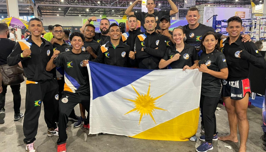 Com o apoio do Governo do Tocantins, lutadores de muay thai conquistam oito medalhas no maior evento poliesportivo da América do Sul