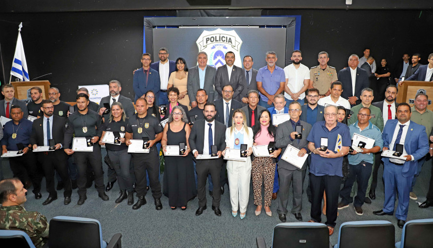 Governador Wanderlei Barbosa entrega Medalhas Condecorativas em homenagem ao Dia da Polícia Civil