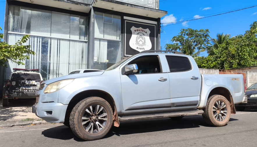 Em Colinas do Tocantins, Polícia Civil recupera caminhonete roubada de advogado no Estado de São Paulo