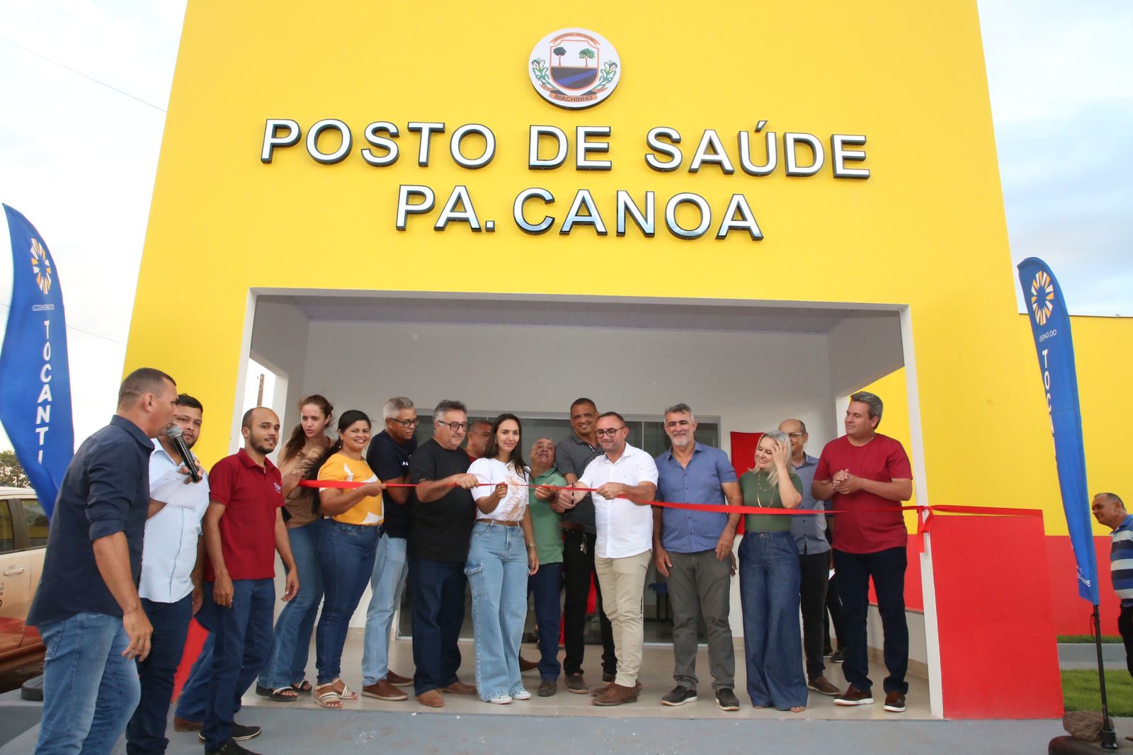 Com emenda destinada por Amélio Cayres, Prefeitura de Riachinho inaugura Posto de Saúde P.A. Canoa